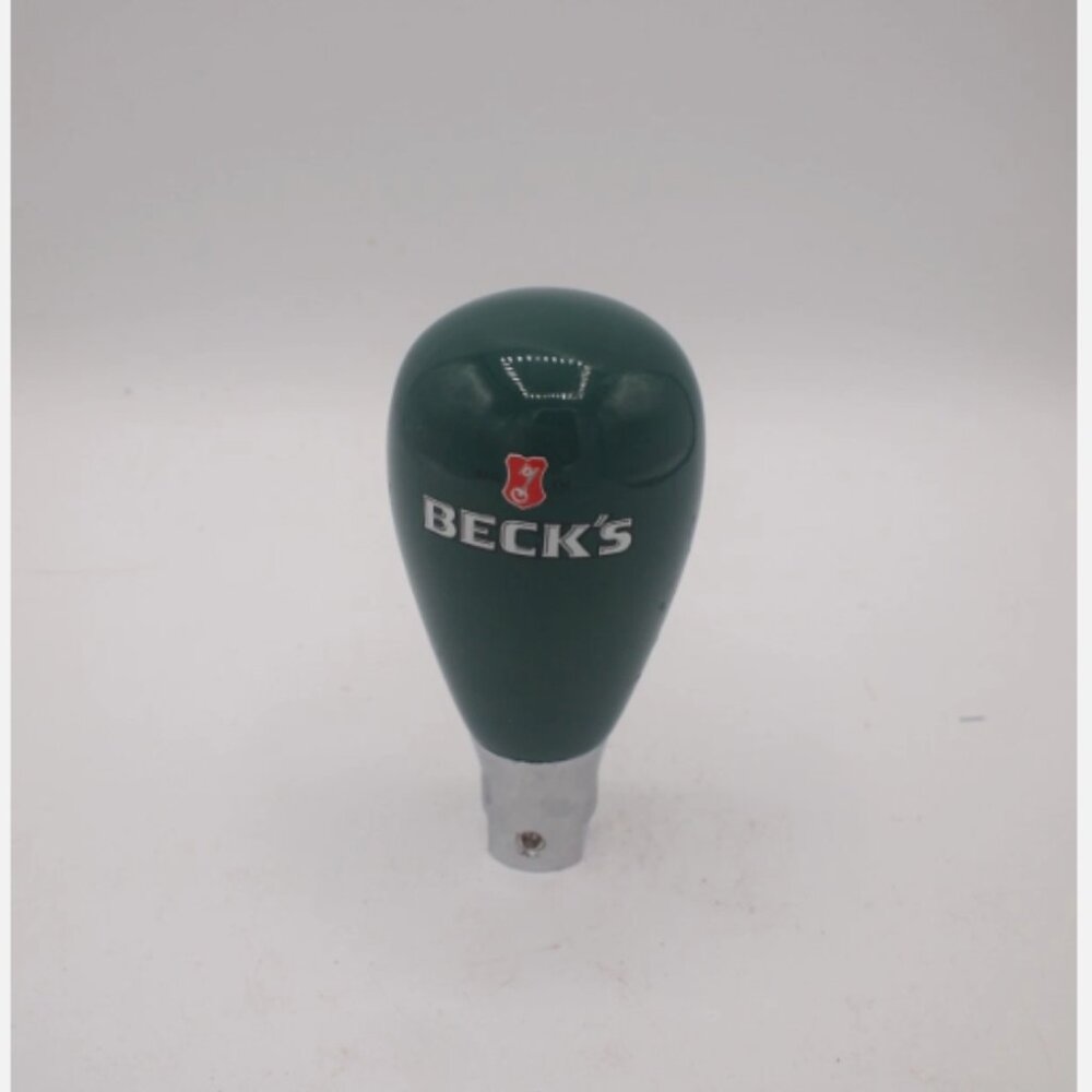 Vintage Beck's 4" Green Beer Tap Handle